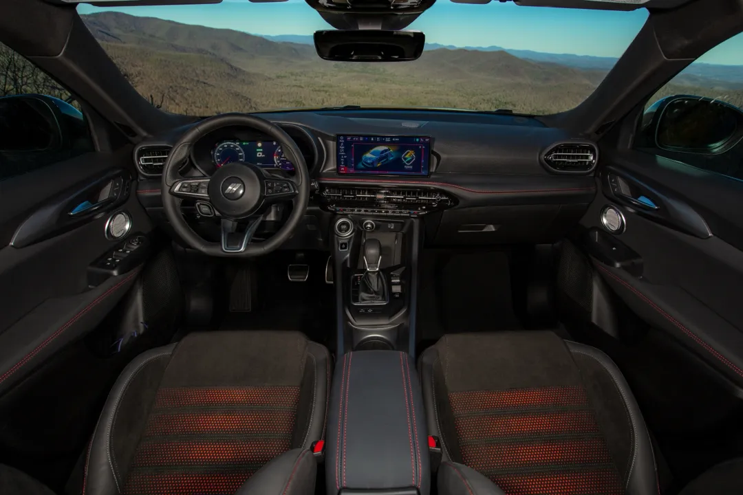 Interior of the 2024 Dodge Hornet.