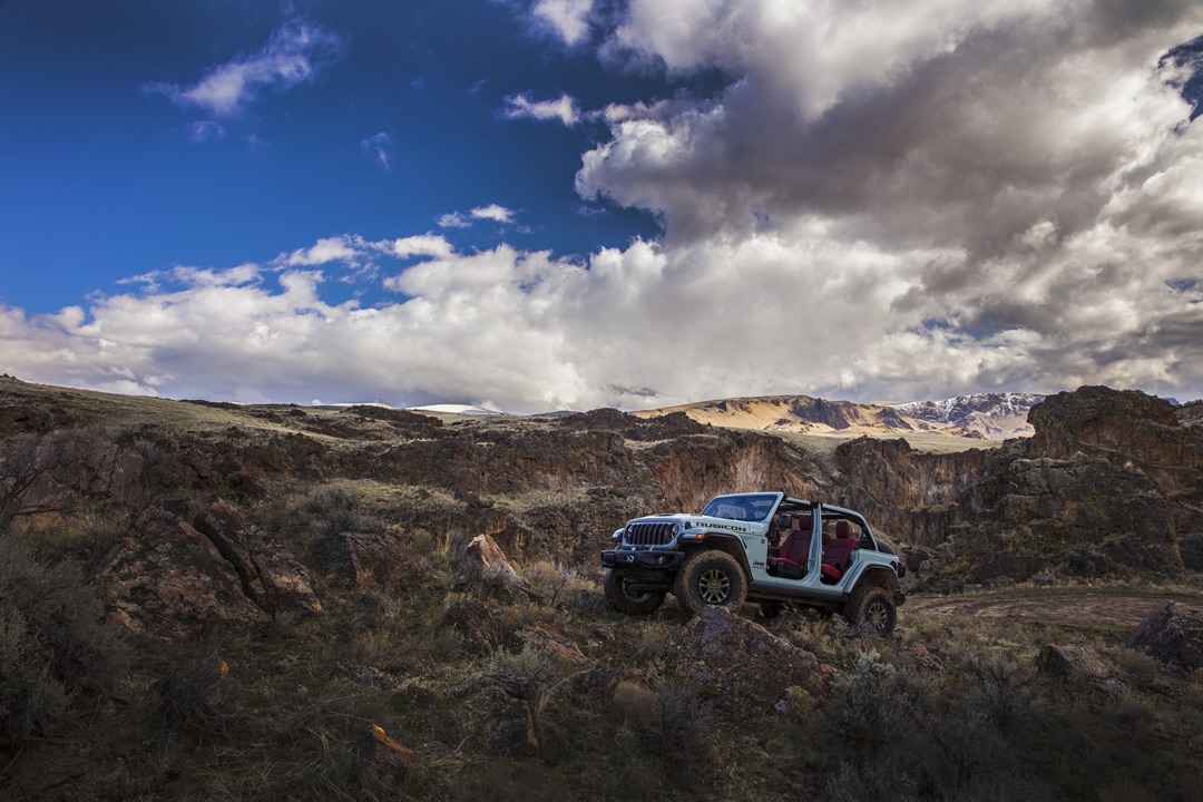 2024 Jeep Wrangler Rubicon 392 parked in the mountains.